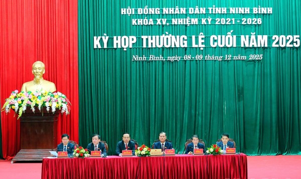 Ninh Bình: Kỳ họp cuối năm HĐND tỉnh khóa XV – Siết trách nhiệm và hoàn thiện thiết chế quyền lực trong giai đoạn hậu sắp xếp